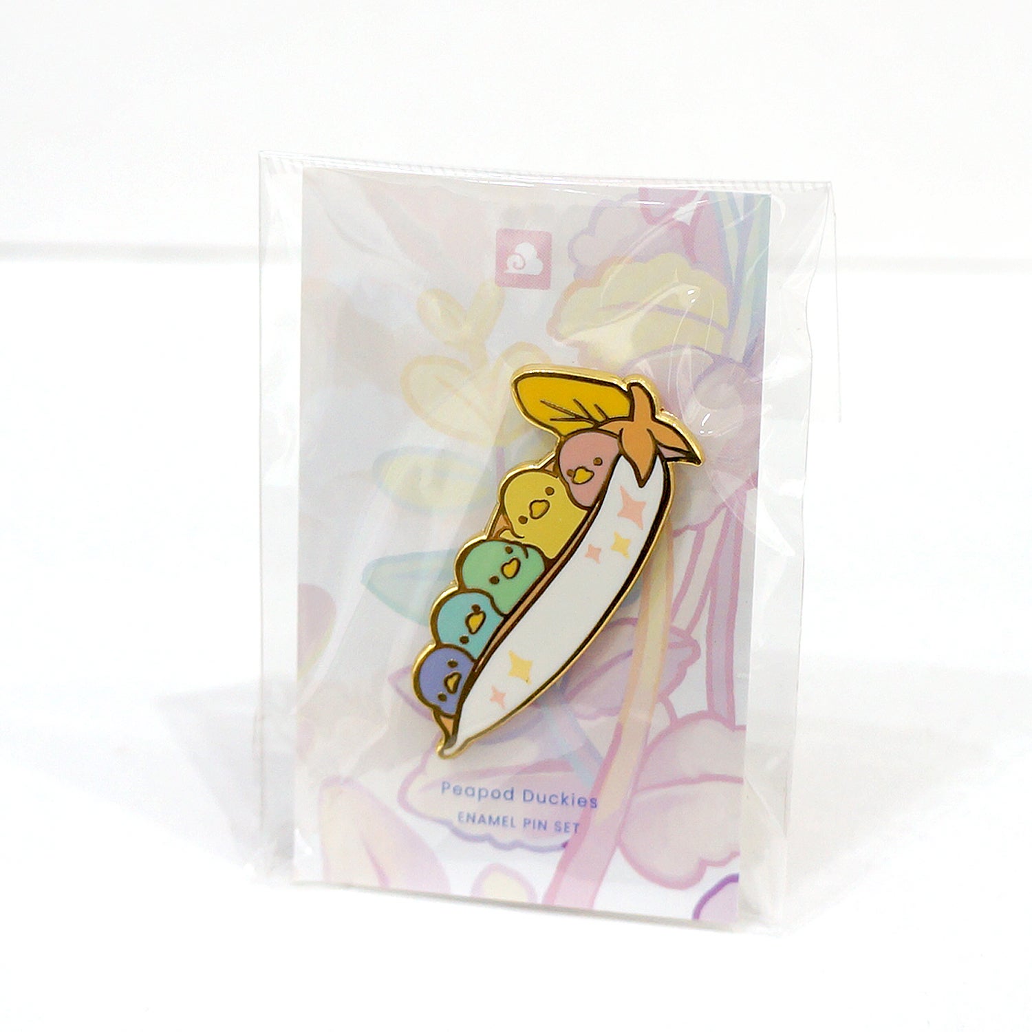 Rainbow Peapod Duckie Enamel Pin Rainbow Peapod Duckie Enamel Pin